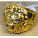 Bague homme Lion Couleur Or  