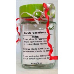 Pot de L'abondance Du Livre Soins Angéliques Argent 